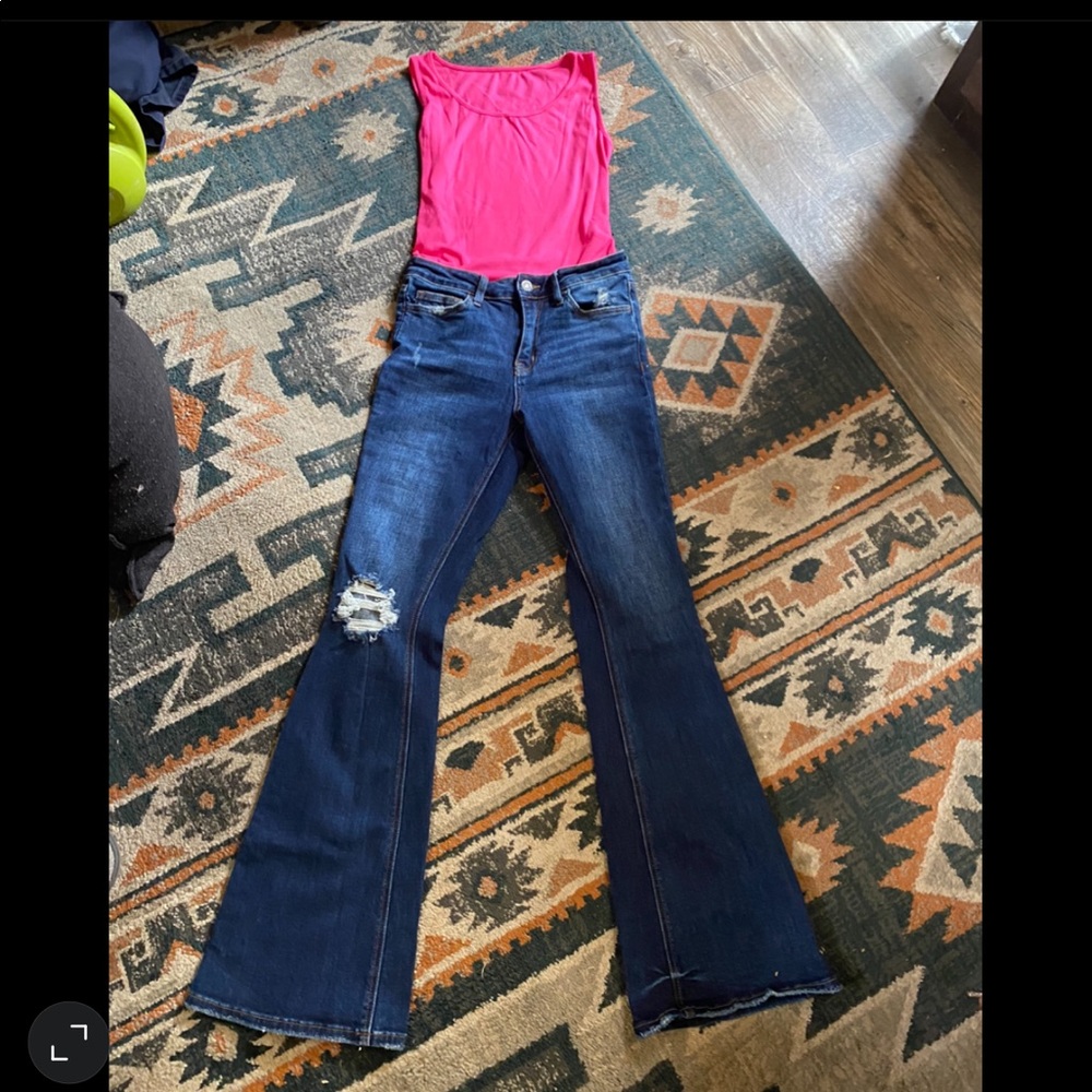 Vervet bootcut jeans and bodysuit